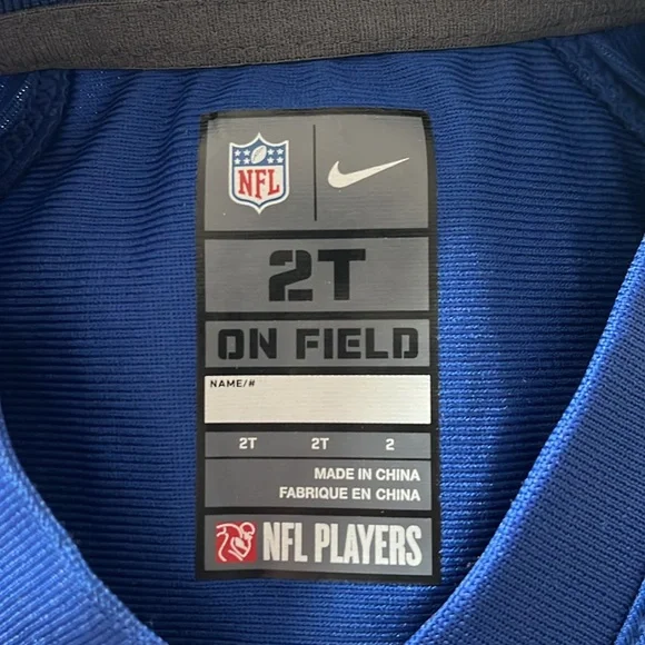 NFL Nike jersey for the New York Giants Beckham Jr #13 size 2T. EUC - Picture 4 of 4